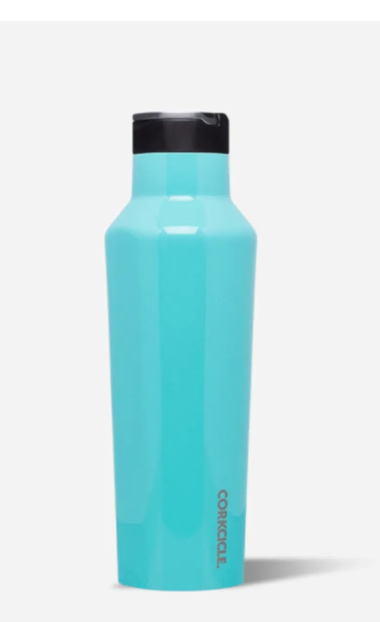 20oz Sport Canteen in Gloss Turquoise Corkcicle