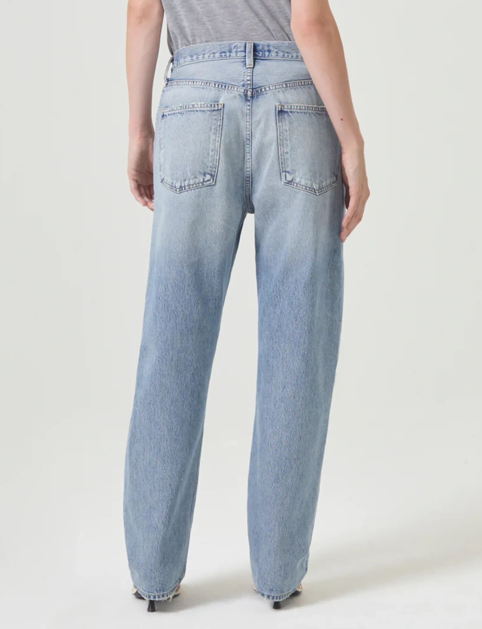 90's High Rise Straight Jeans, Threadbare