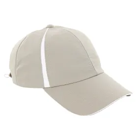 AHEAD Khaki Textured Poly Active Sport Cap