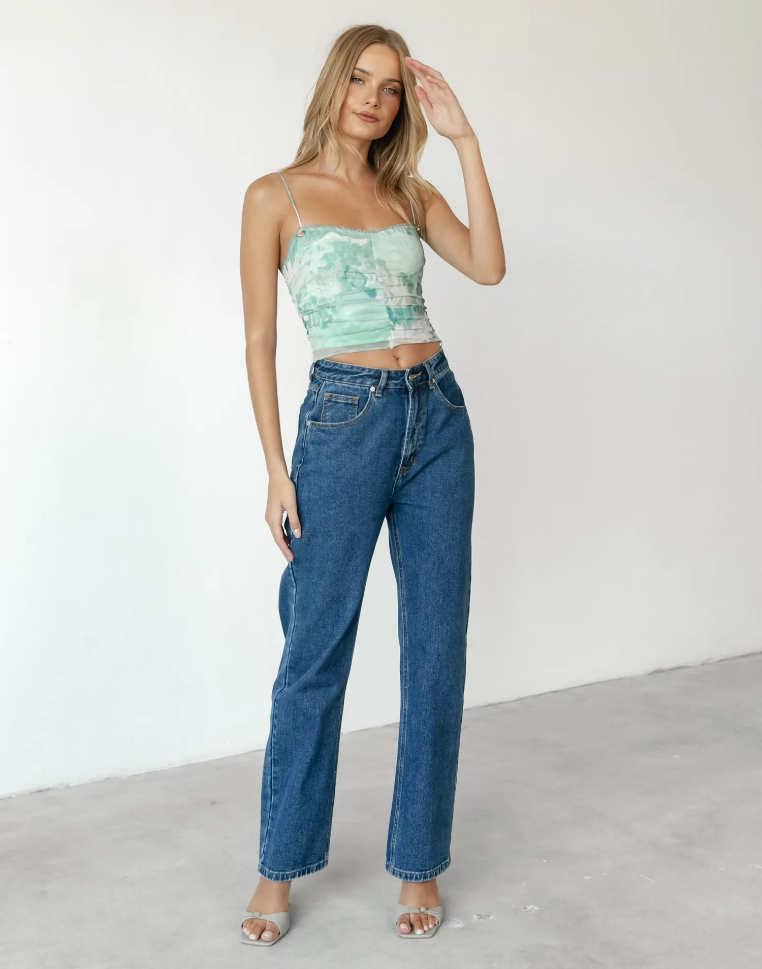 Alida Crop Top (Green)