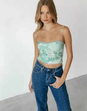 Alida Crop Top (Green)