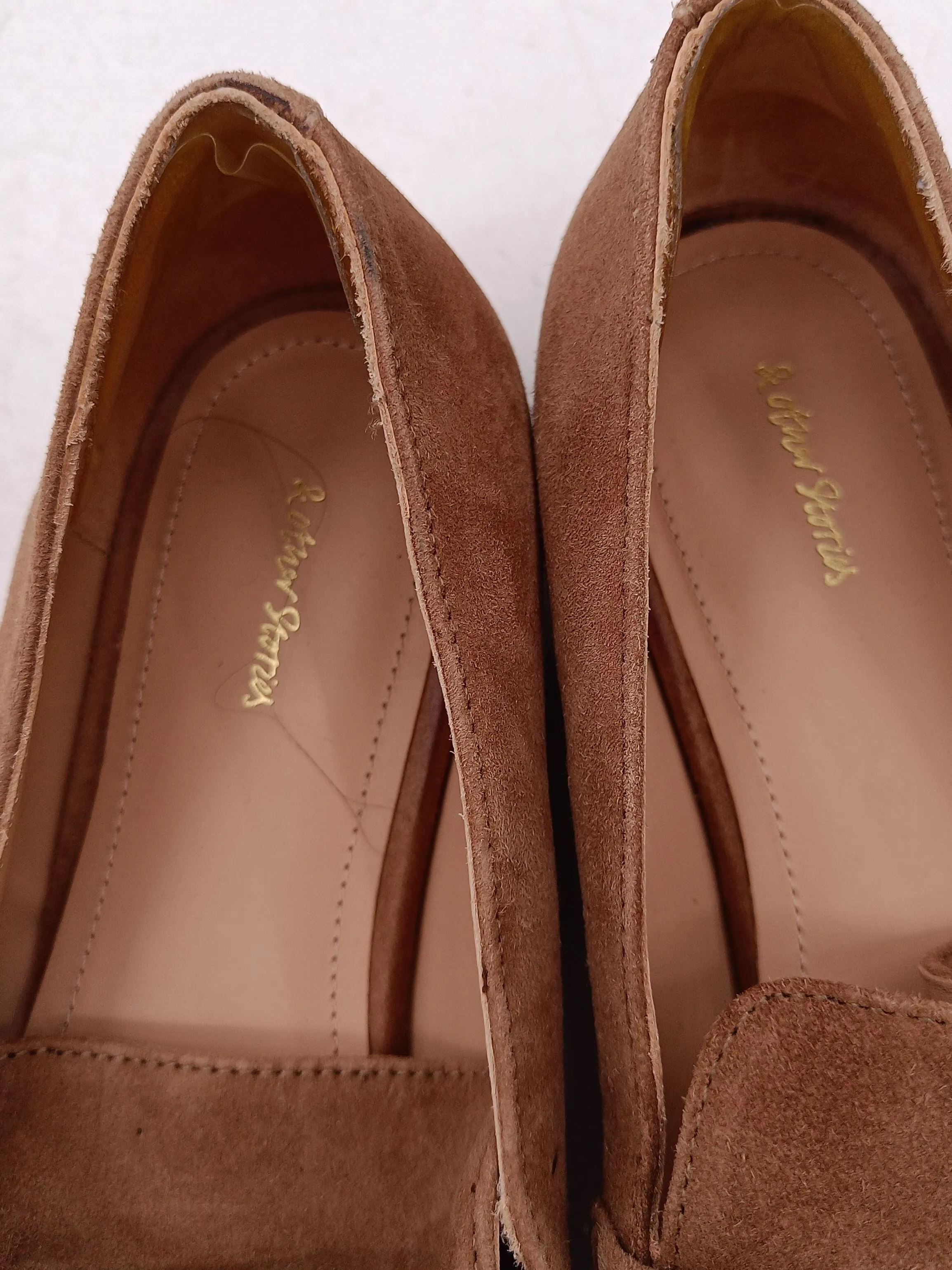 & Other Stories Women's Flat Shoes UK 4.5 Tan 100% Other