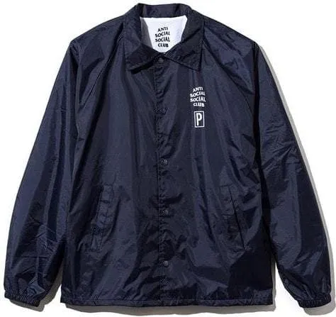 Anti Social Social Club Enough Of You Coaches Jacket (Navy)