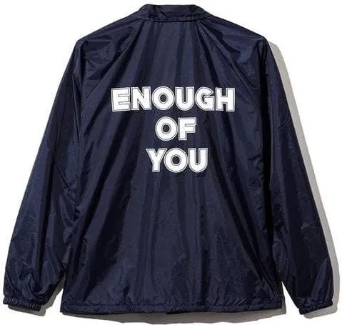 Anti Social Social Club Enough Of You Coaches Jacket (Navy)