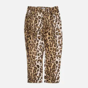 Ashley Jeans - Faux Leopard Fur