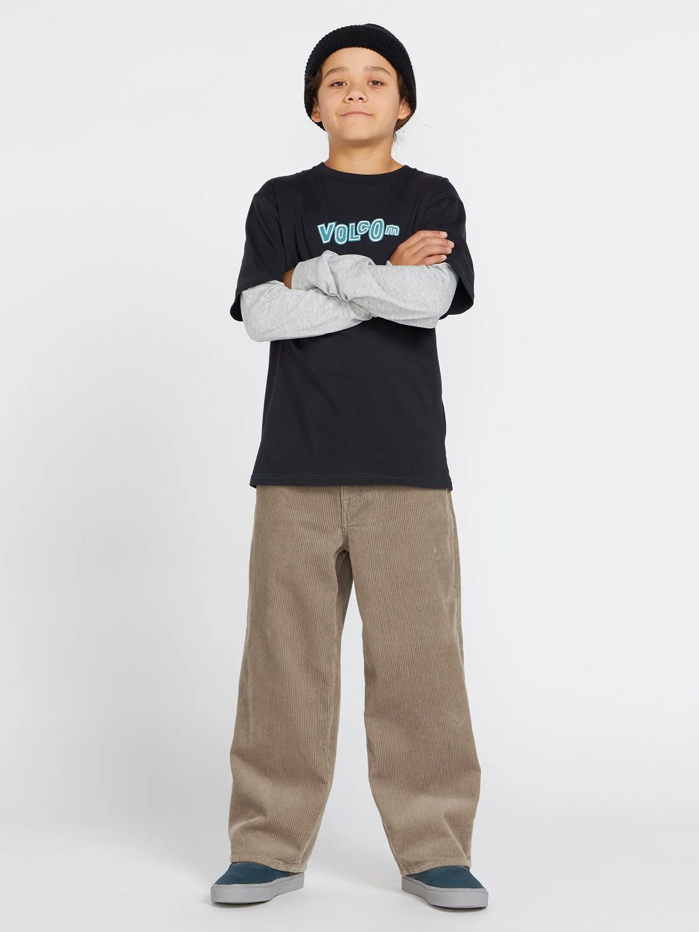 Big Boys Billow Cord Pants - Khaki