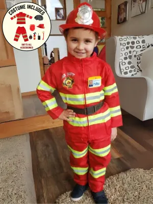 Boys Firefighter Halloween Costume