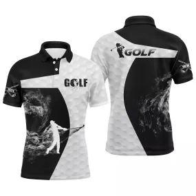 Cadeau Original Personnalisé Golfeur, Polo de Sport Homme Femme, Polo à Séchage Rapide, Impression Golfeur Club de Golf - CTS11052210