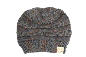 C.C. Flecked Ponytail Beanie