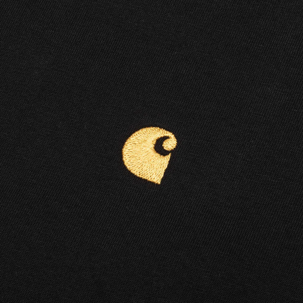 Chase S/S T-Shirt - Black/Gold