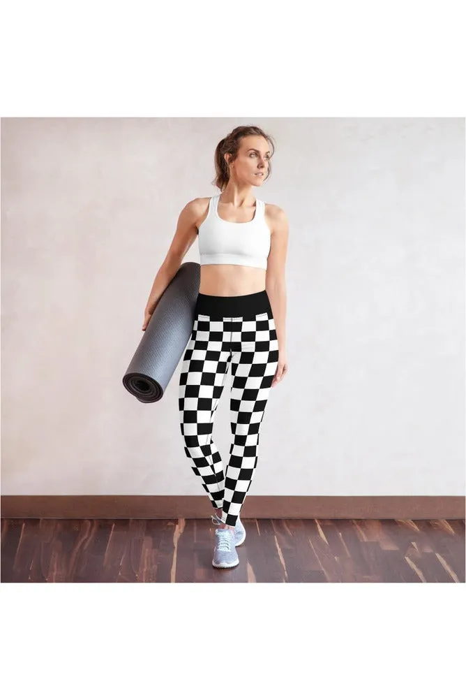 Checkered Yoga Leggings