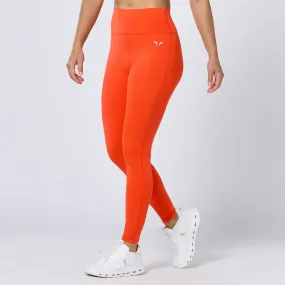 Core Agile ACT Leggings 27" - Orange.Com