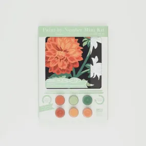 Dahlias Mini Paint By Number Kit