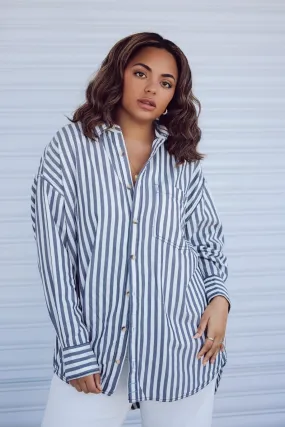 Free People We The Free Freddie Striped Shirt