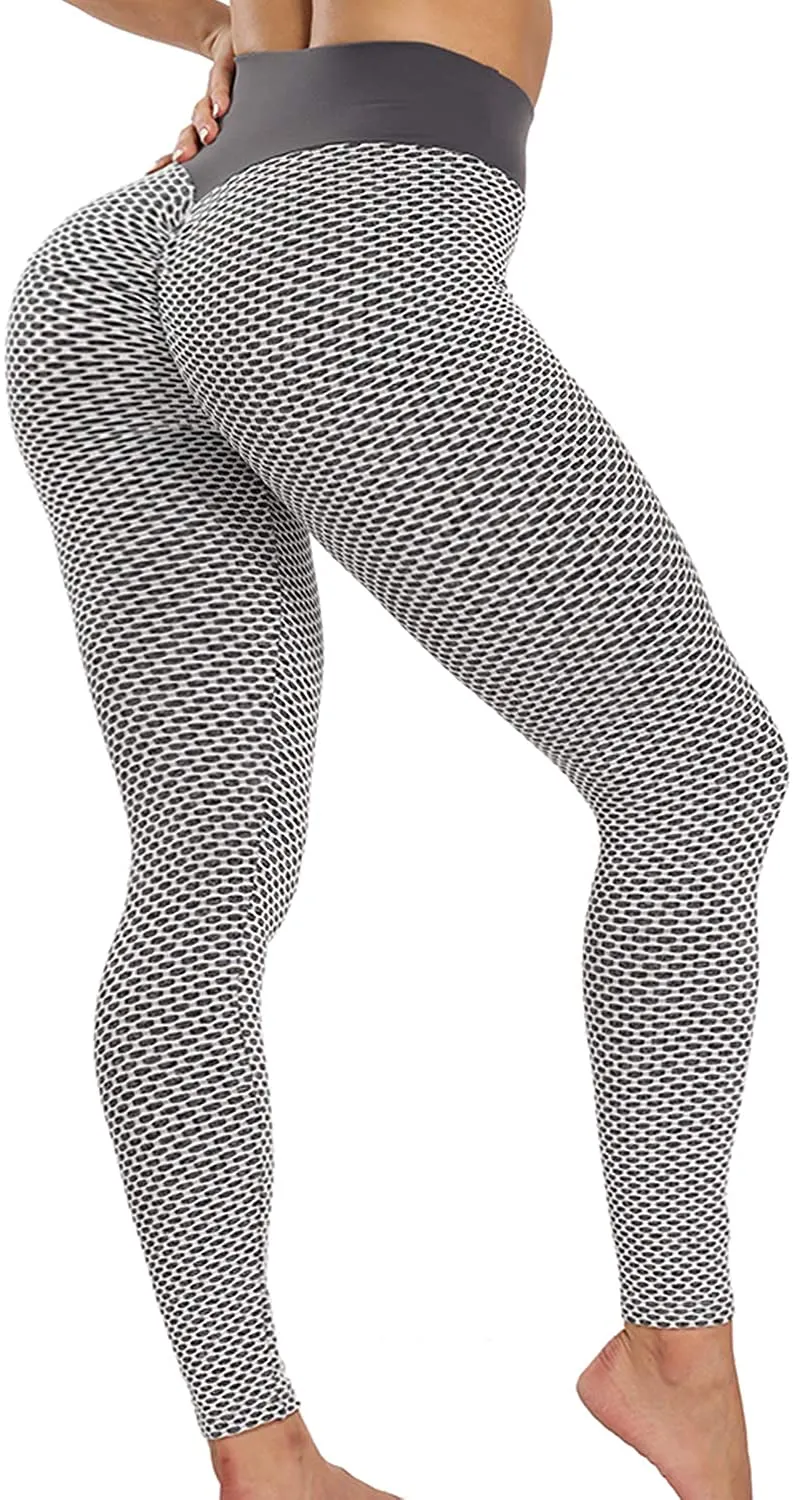 Haute Edition Women's Butt Lifting High Waist Yoga Pant Leggings with Tummy Control