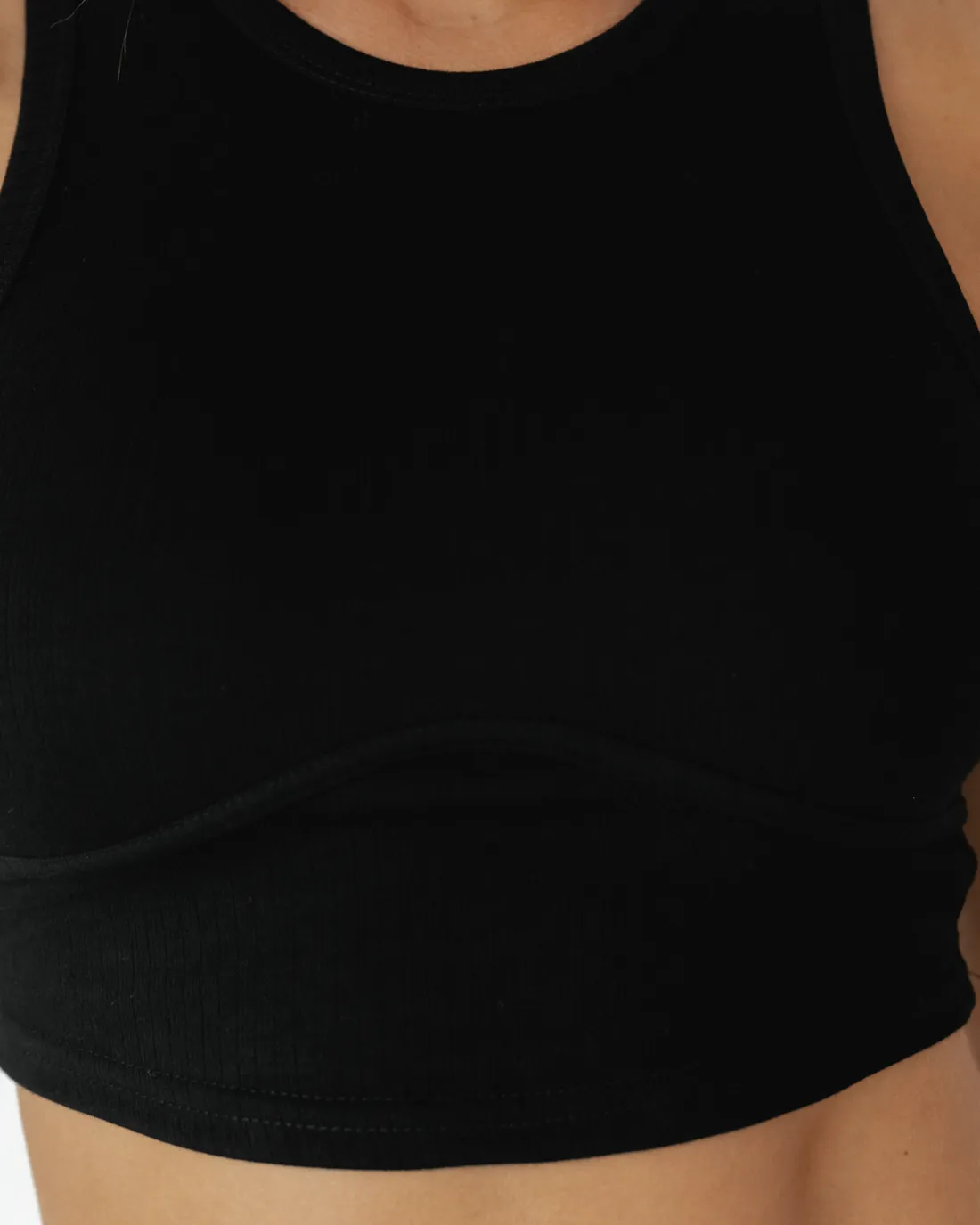 Hazel Crop Top (Black)