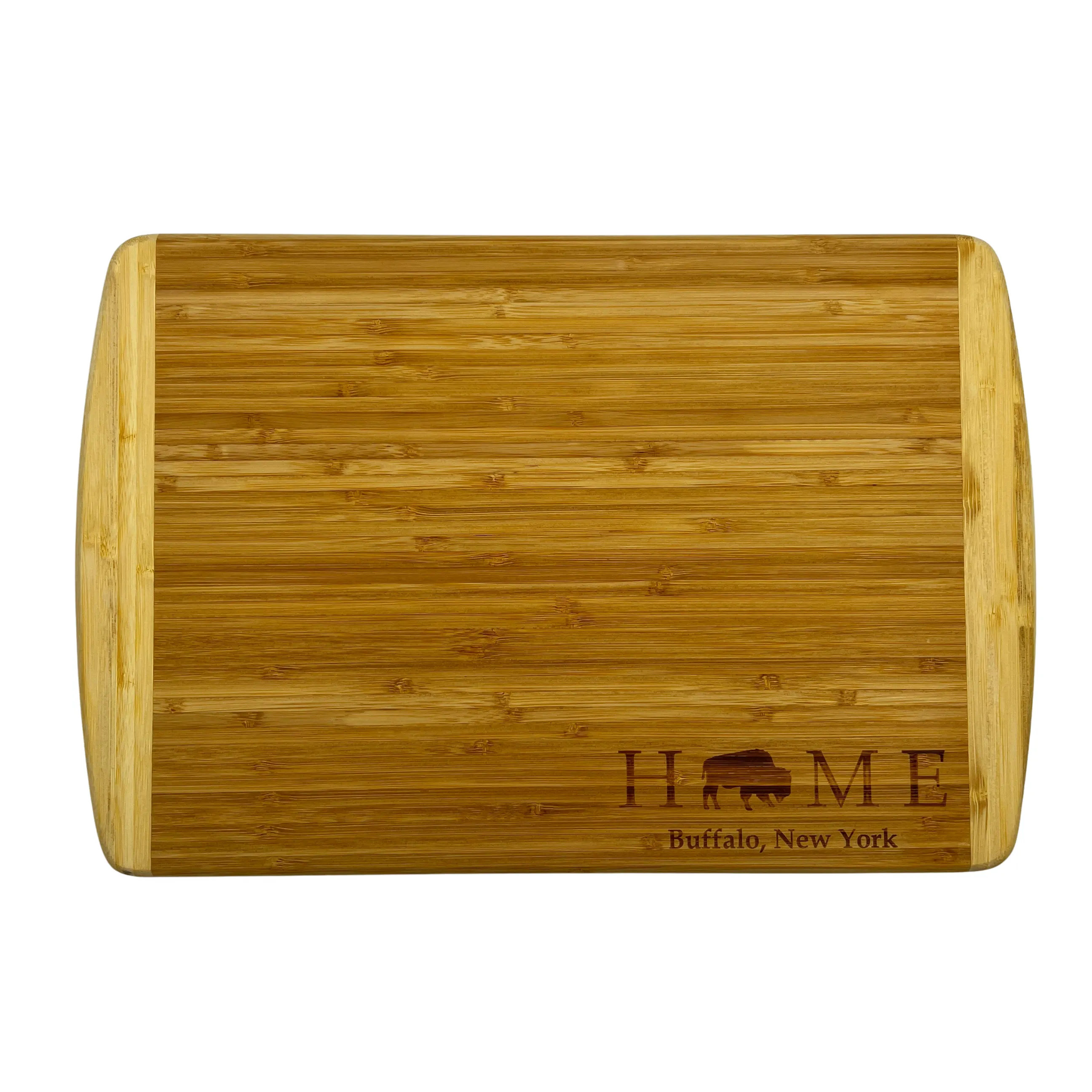 Home Buffalo, NY Two Toned Large Cutting Board