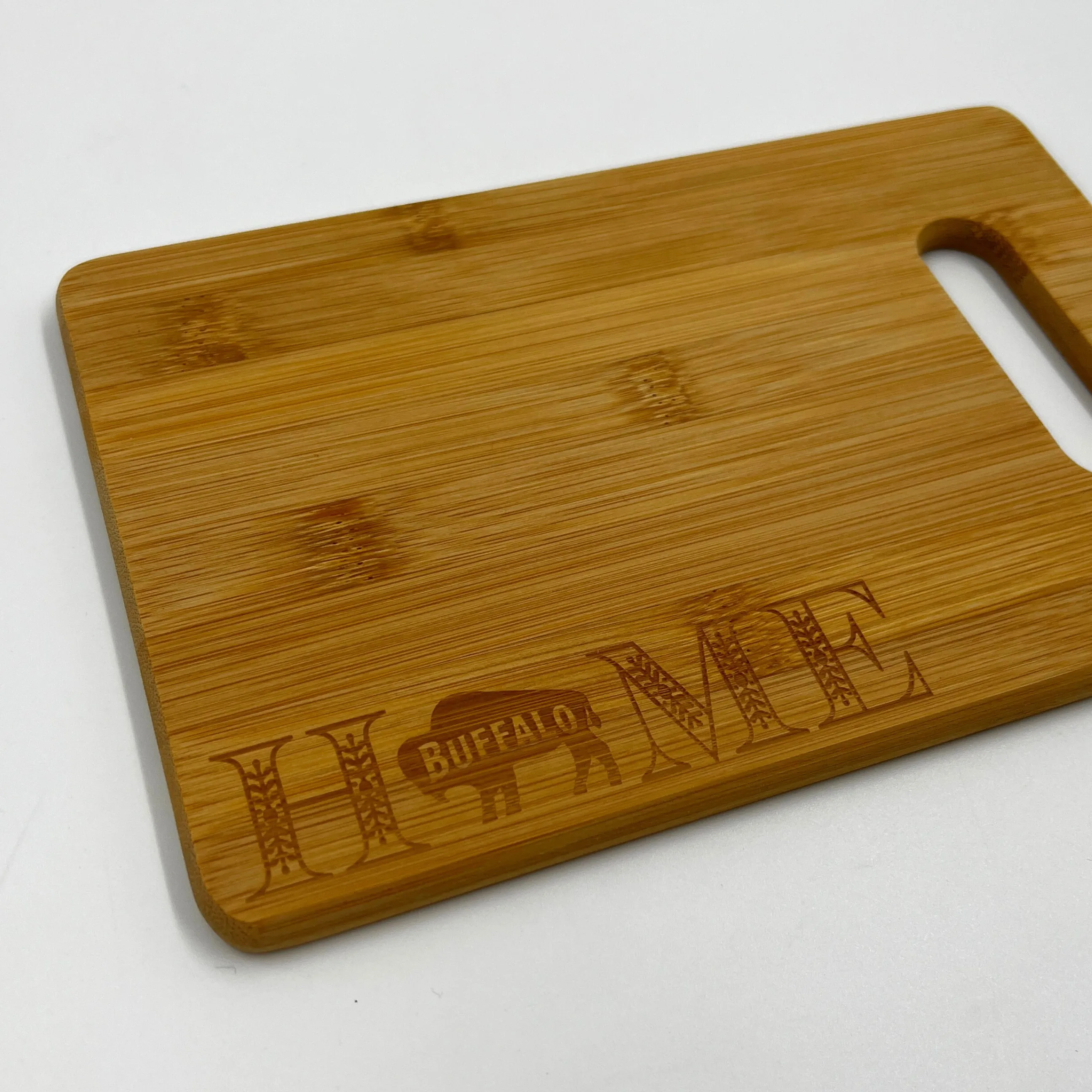 Home With Buffalo Small Bamboo Cutting Board