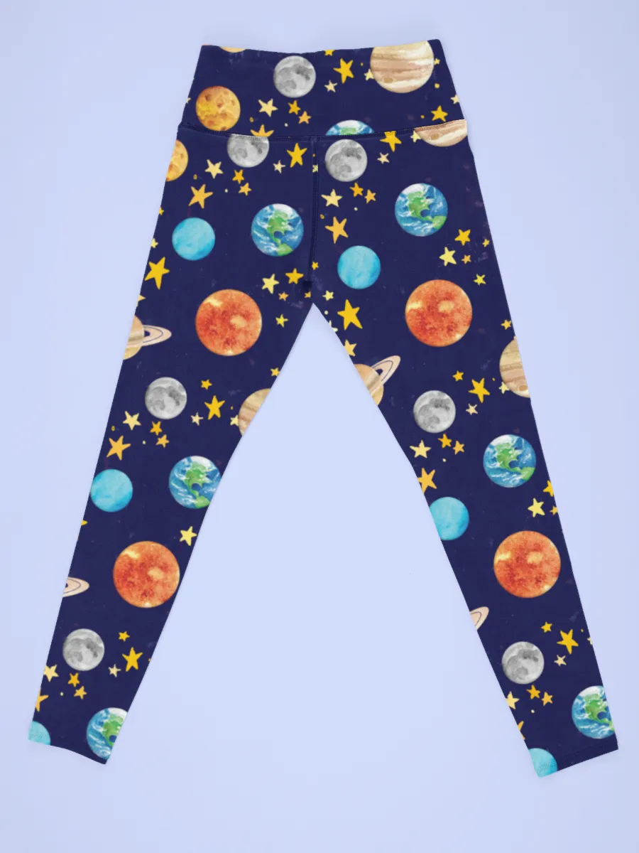 Kid's Leggings | Planets