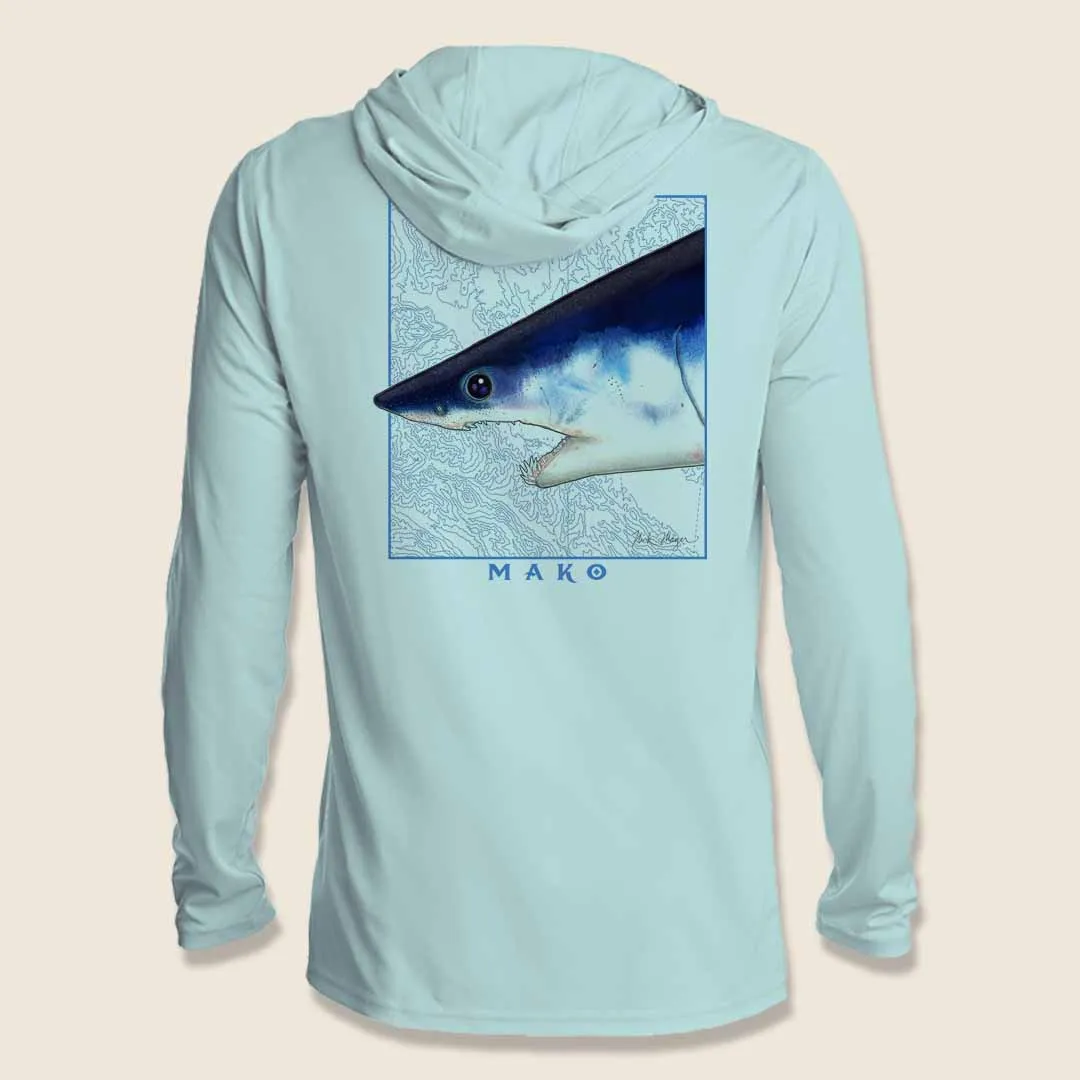 Mako Shark UPF Sun Protective Hoody