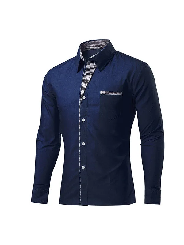 Men's Casual Long-sleeved Shirt