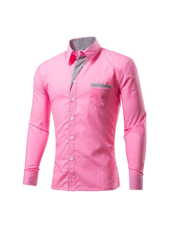 Men's Casual Long-sleeved Shirt