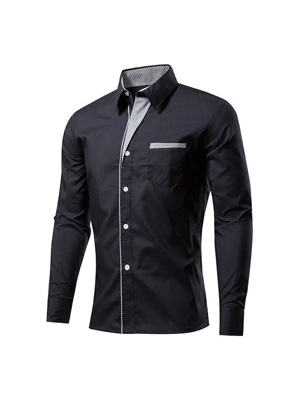 Men's Casual Long-sleeved Shirt