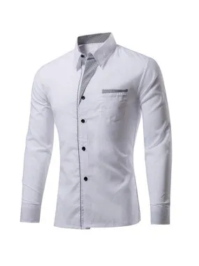 Men's Casual Long-sleeved Shirt