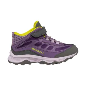 Merrell Kids' Moab Speed Mid Waterproof Shoes - Grape Cadet