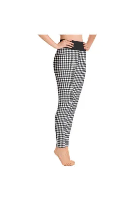 Micro Houndstooth Yoga Leggings