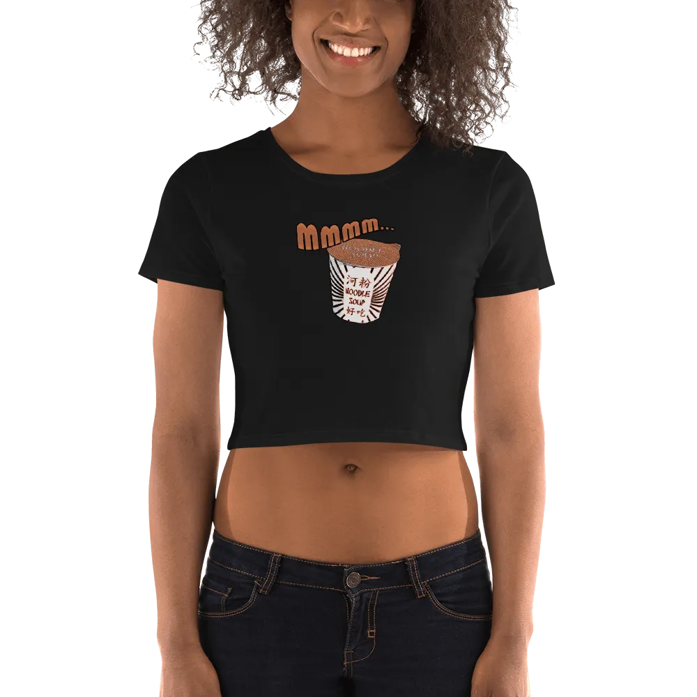 MMMM Noodle Soup Women’s Crop Tee