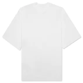 Mock Neck Boxy Fit T-Shirt - White