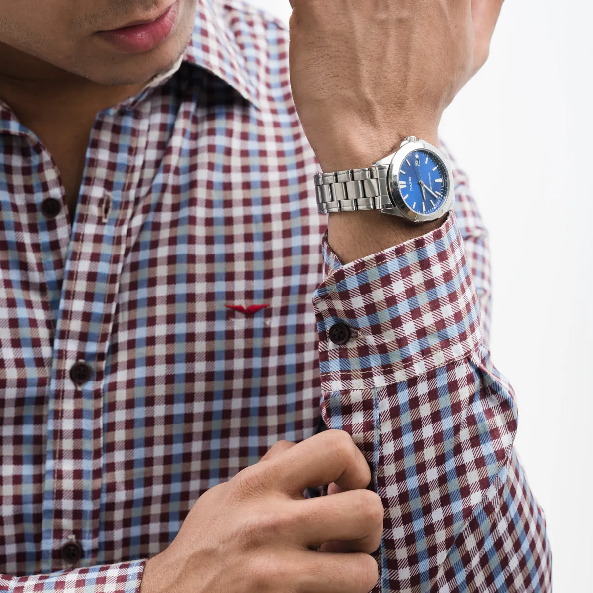 Multi coloured Gingham Casual Shirt