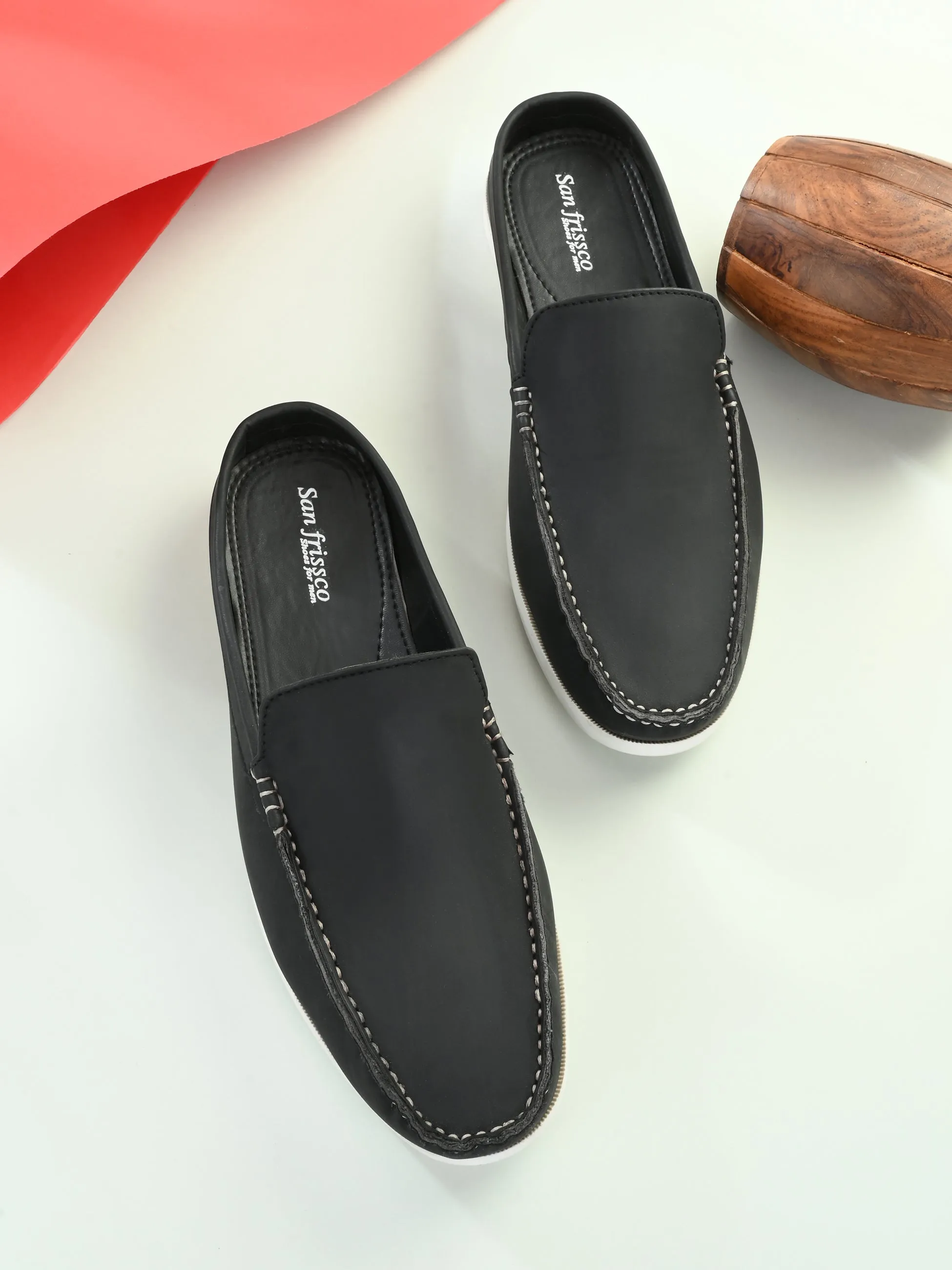 Nomad Black Casual Mules