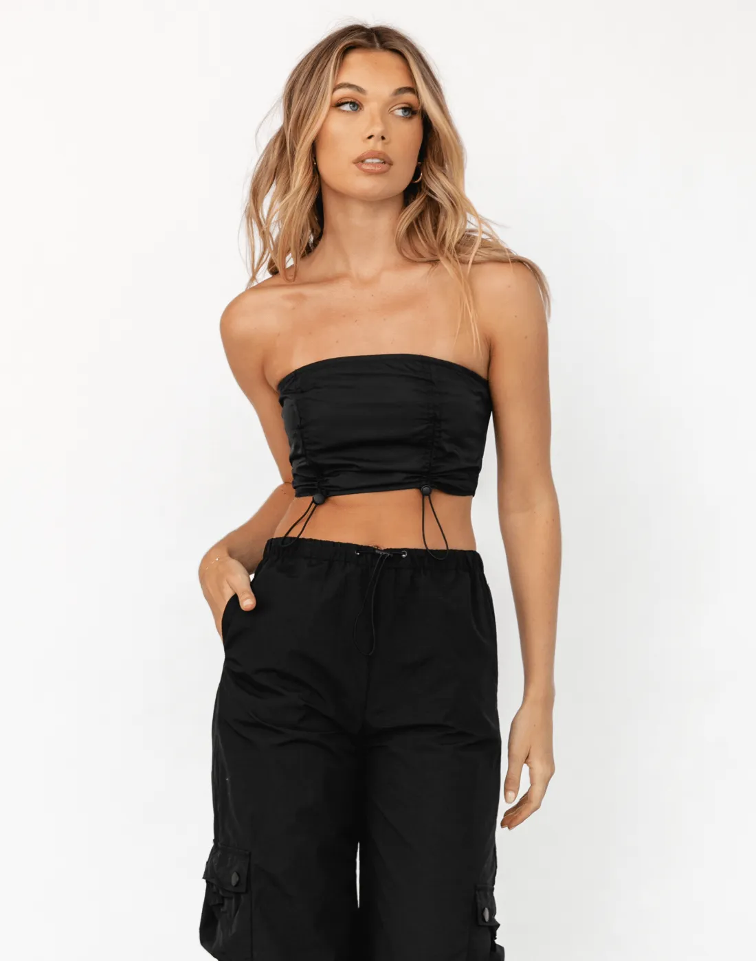 Pierson Crop Top (Black)