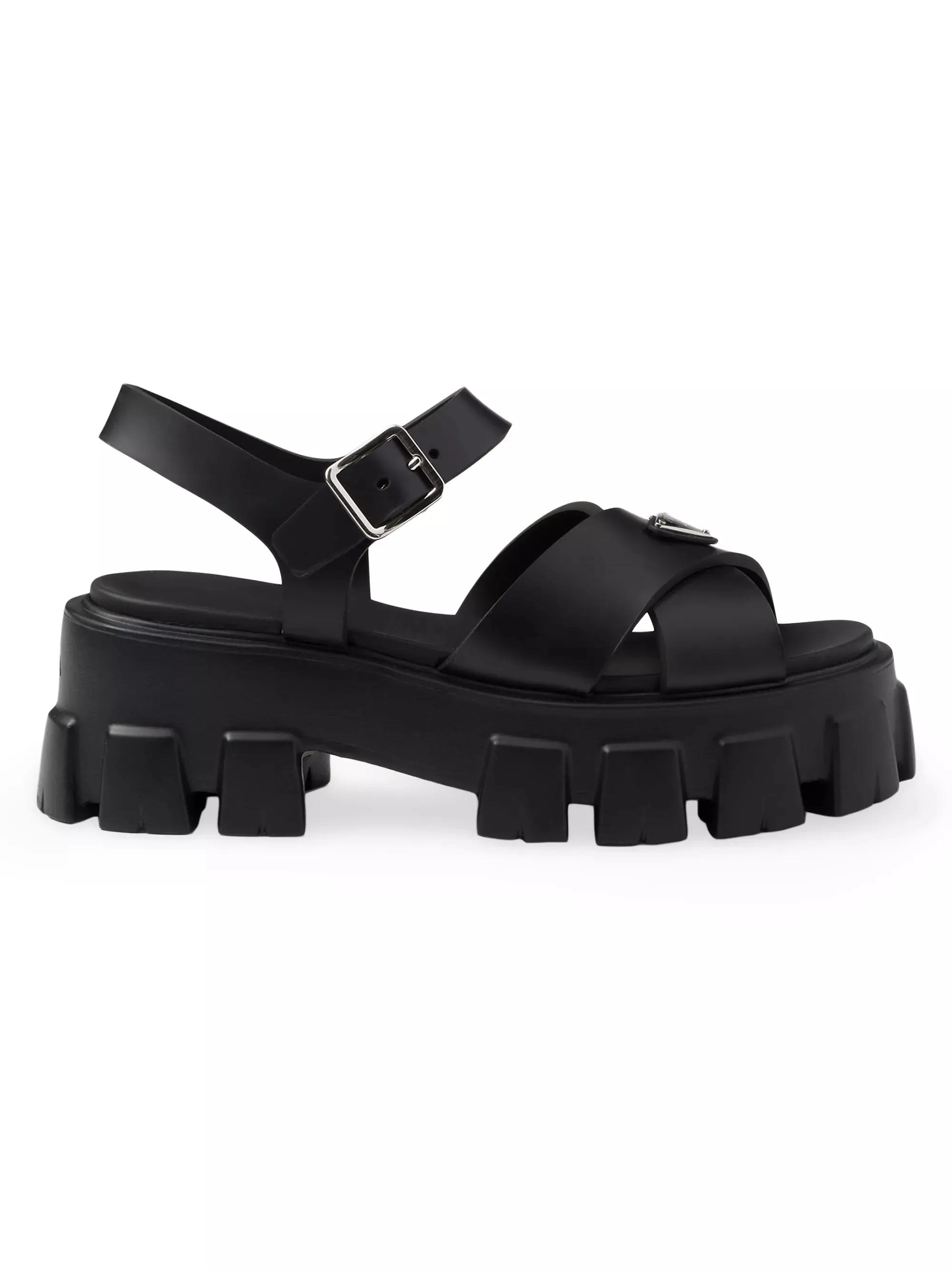 Prada Platform Rubber Sandal