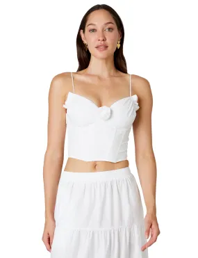 Rue Corset Top, White