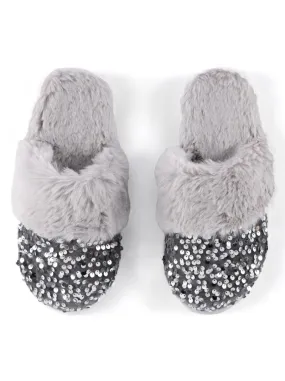 Shiraleah Fiesta Adult Slippers - Silver