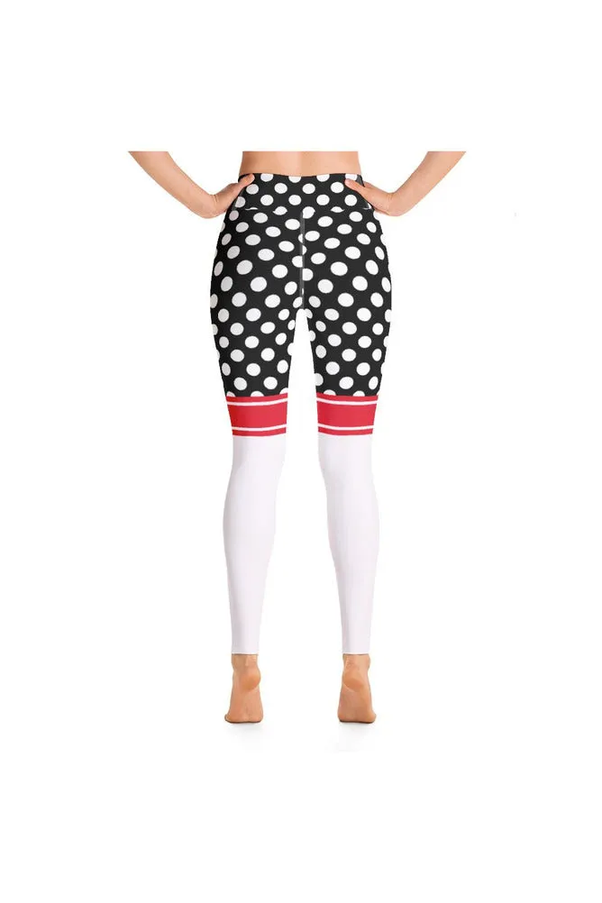 Sporty Polkadots Yoga Leggings