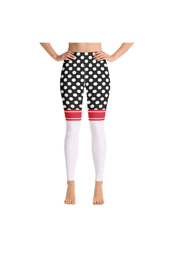 Sporty Polkadots Yoga Leggings