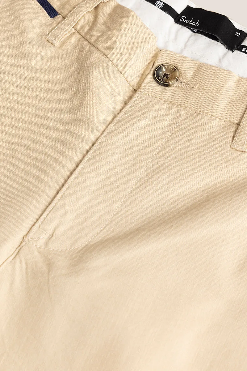 Stygian Beige Linen Pant