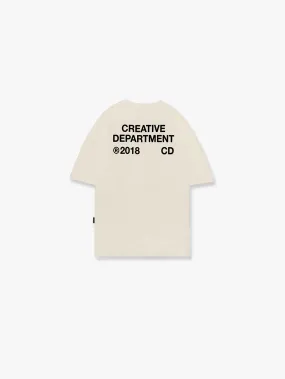 T-SHIRT CREATIVE DEPT - CREAM