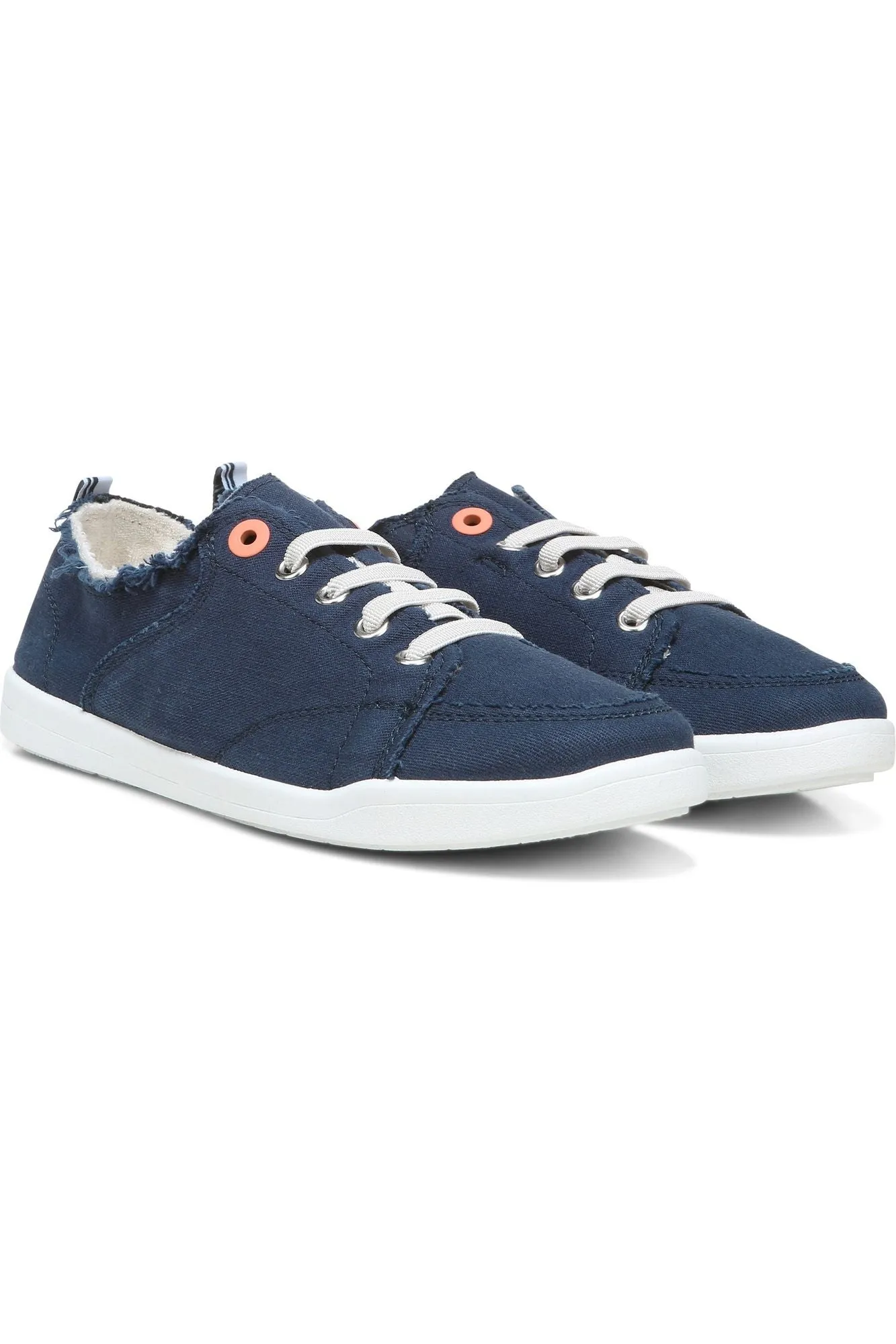 Vionic Canvas Lace-Up Sneaker - Style Pismo NAV