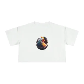 Women's Chicken Bash Crop Tee