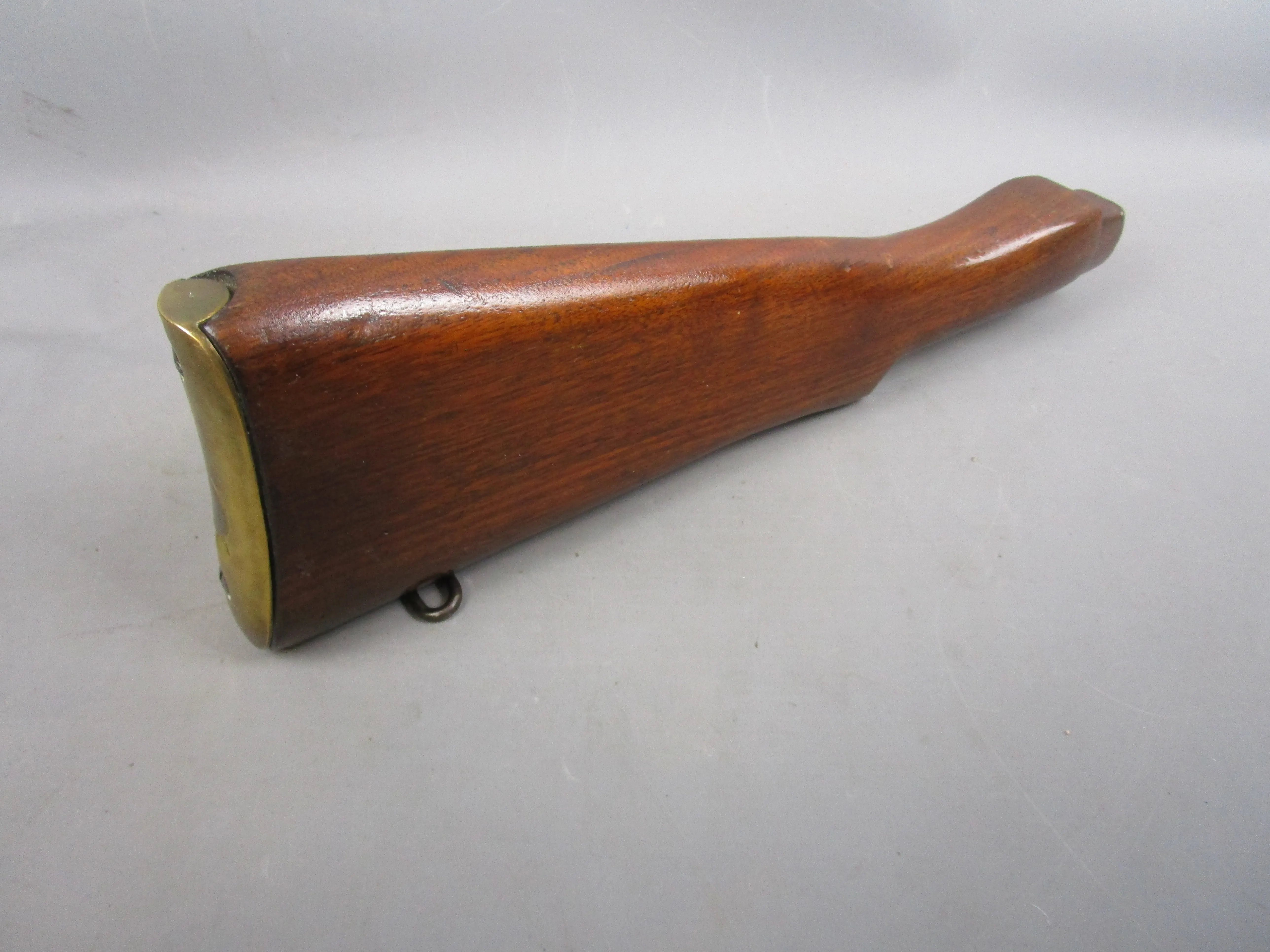 Wooden Gun Stock Cribbage Board Antique Victorian c1900